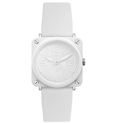 Bell & Ross Ceramic Quartz 39mm Ladies  Watch Replica BR S WHITE CERAMIC PHANTOM